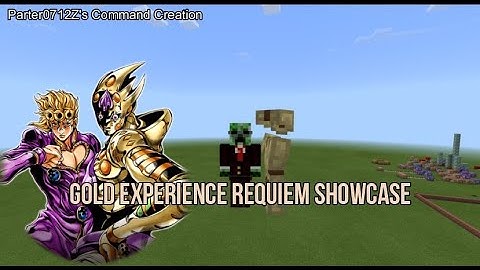 JoJo Stand Showcase MCPE/MCBE-Gold Experience Requiem