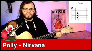 Polly - Nirvana (Schwierigkeit 5/10) Gitarre lernen