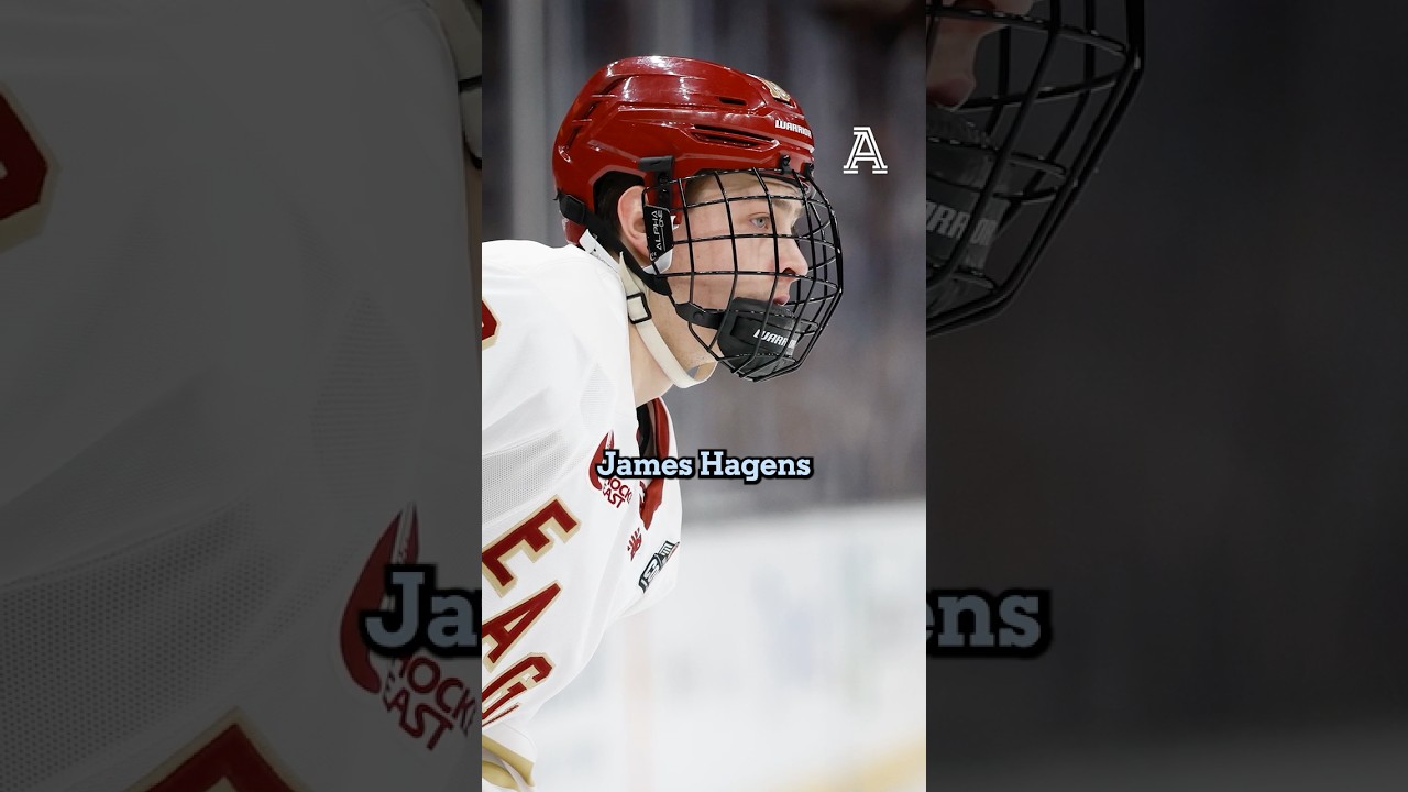 Does James Hagens have a future a center in the NHL?