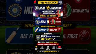 Who Wins the Toss Today? India or Afghanistan 🏏 #CricketShorts #INDvAFG #LiveMatch