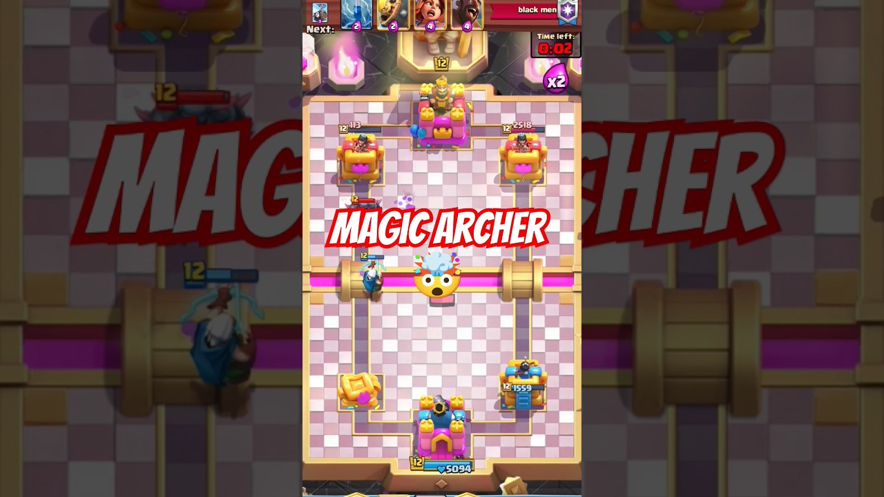Magic Archer's Epic Brilliance! Clash Royale Gameplay Highlight  