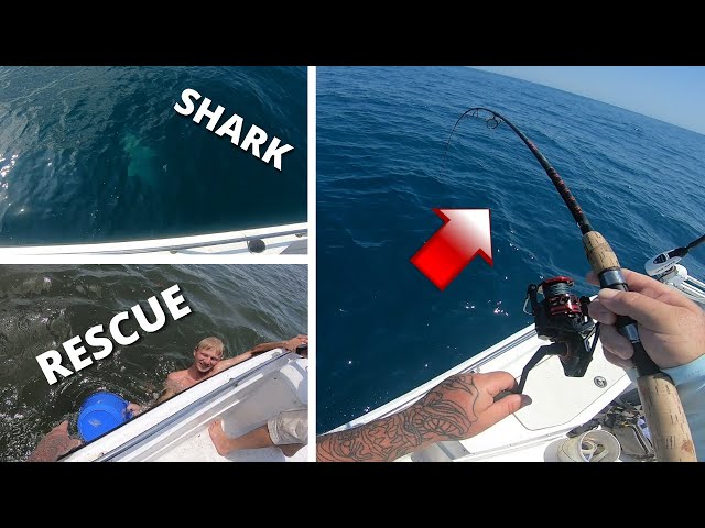 A SHARK Encounter, Water RESCUE a GAFF Incident and a GREAT Day of