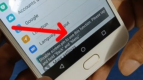 Vivo Y67: Screen Pinning Problem | disable screen pin to use this function