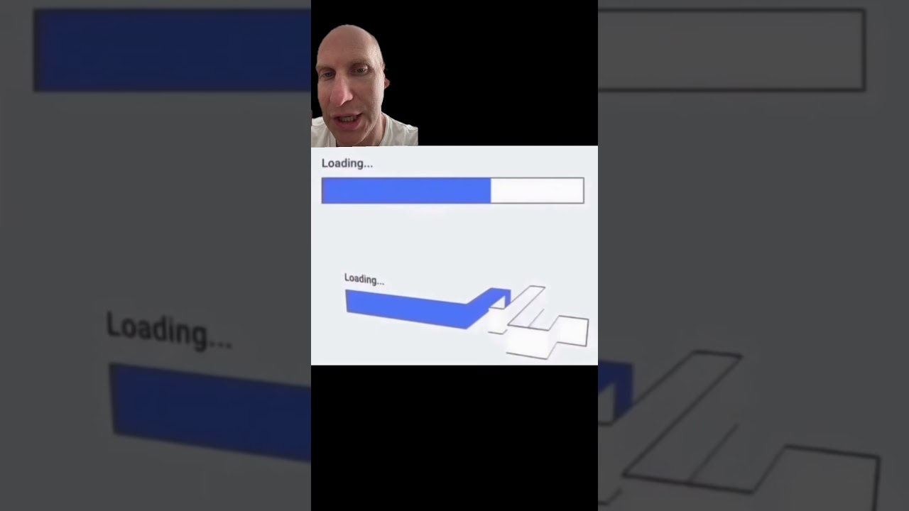 Вводящий в заблуждение экран загрузки