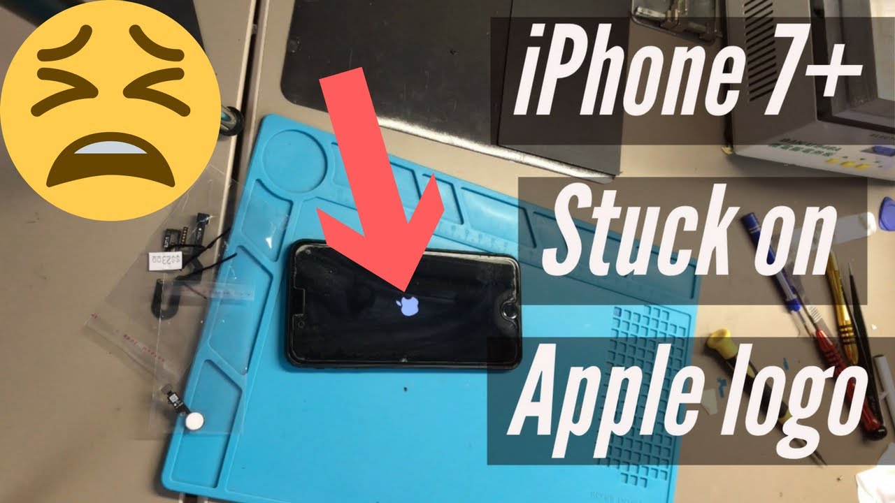 iphone-7-stuck-on-apple-logo-easy-to-fix-se-qued-en-la-manzana-y-no