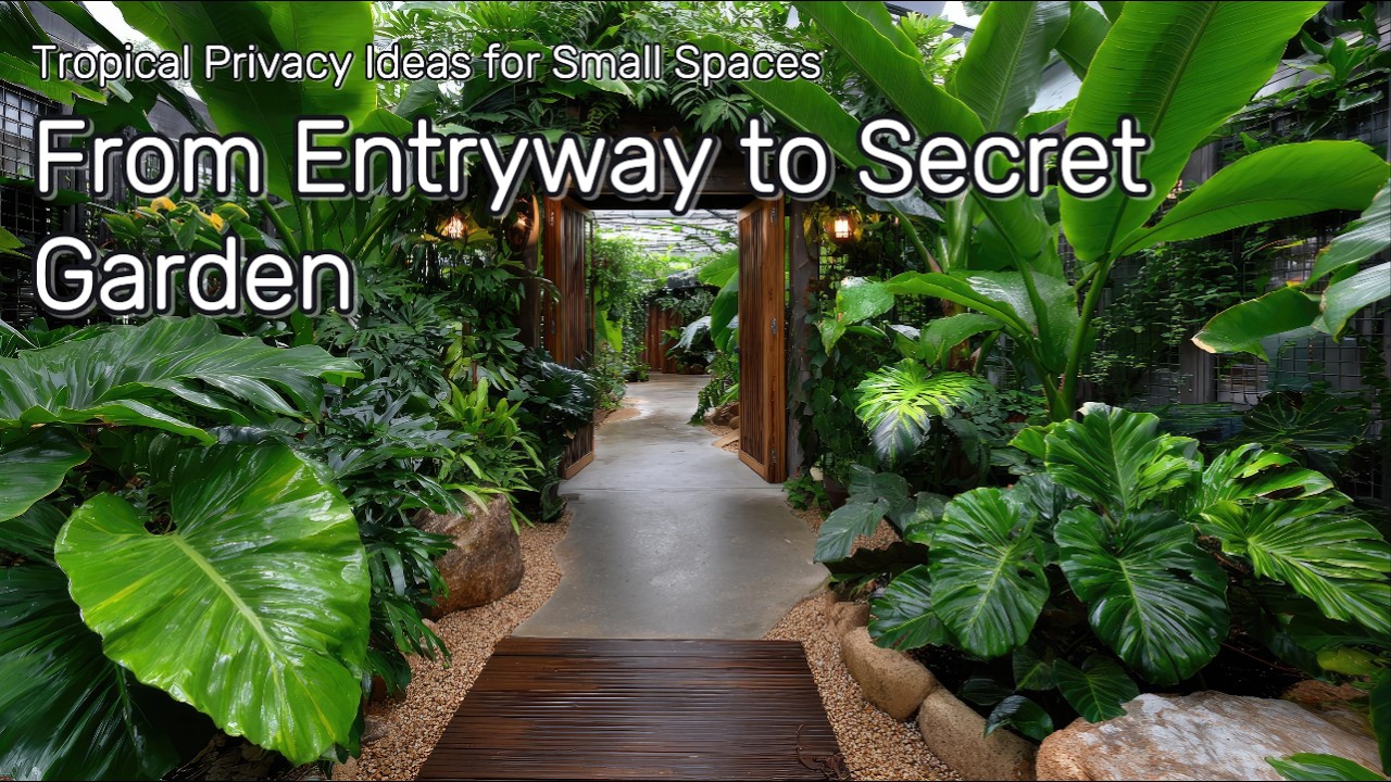 🌺 От прихожей до секретного сада: идеи тропического уединения для небольших пространств 🌴