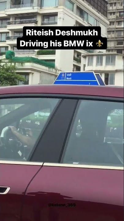 RITESH DESHMUKH DRIVING HIS NEW BMW IX 2022 #riteshdeshmukh #bmwix #2022 #geneliadsouza #latest #bmw