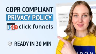 How to Create a Compliant Privacy Policy in Clickfunnels 2.0 [Step-by-Step Tutorial] by CF Power Scripts 60 views 3 months ago 7 minutes, 38 seconds