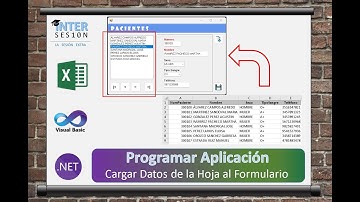 Visual Basic .NET y Excel #5 Cargar y Mostrar los datos existentes en la hoja al Formulario .Net