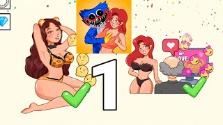 Naughty Puzzle: Tricky Test All Levels 1-50 Part 1 screenshot 1
