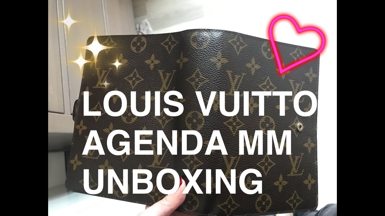 LOUIS VUITTON AGENDA MM UNBOXING | VESTIAIRE COLLECTIVE - YouTube
