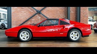 1986 FERRARI 328 GTS 3.2L V8 Gran Turismo Spider Targa Top Rosso Corsa Racing Red