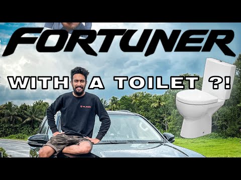 Have you ever seen a Toyota FORTUNER with a Toilet 😱 | Revo Series ft OJES