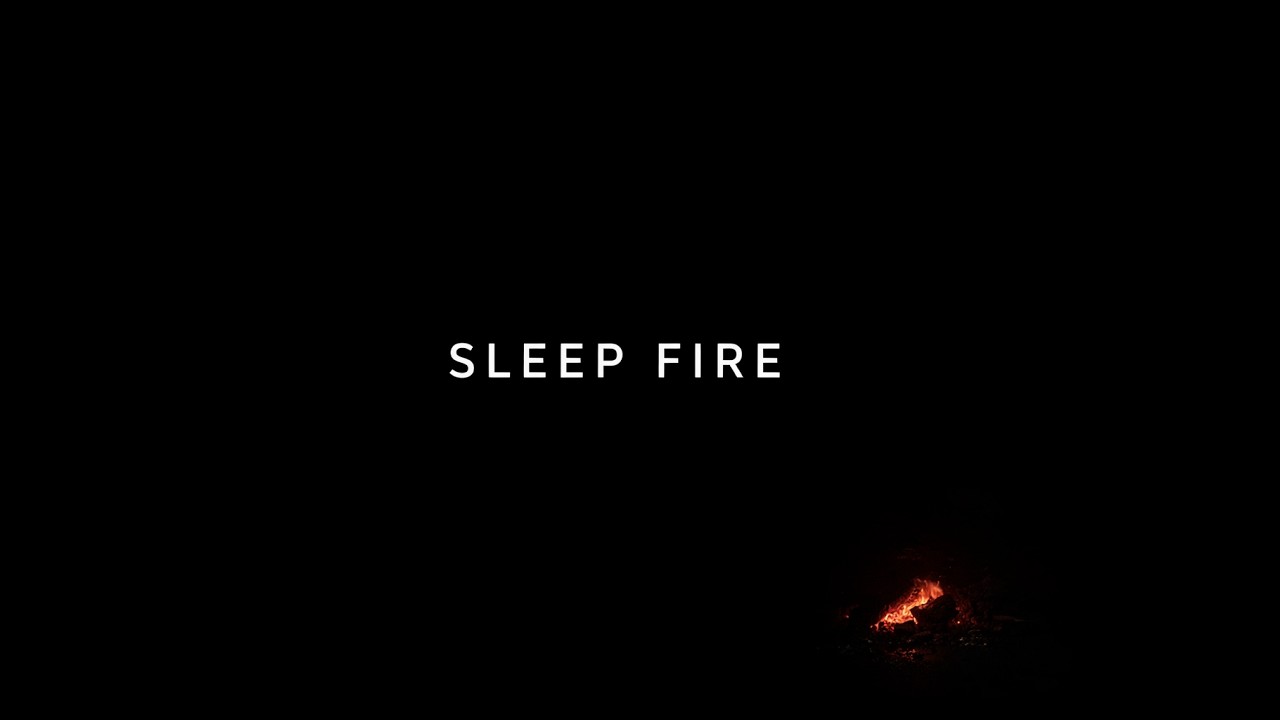 Fireplace Sounds for Sleep – Black Screen, 10 Hours (No Light, No Music)