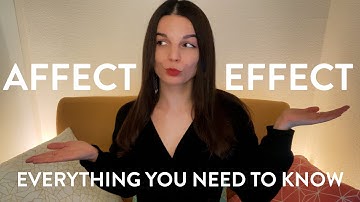 Affect or Effect? Full Explanation of Differences & a Trick to Remember! English Writing with Alisha