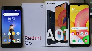 САМЫЙ ДЕШЁВЫЙ Samsung A01 VS САМЫЙ ДЕШЁВЫЙ Redmi Go | КТО ЛУЧШИЙ В 2020 ?