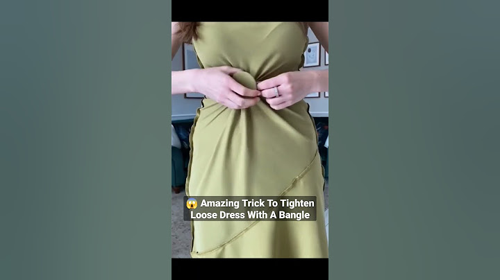 😱Must Try This Amazing Trick To Tighten Loose Dress With A Bangle #shorts