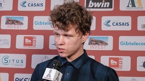 Round 9 Gibraltar Chess post-game interview with GM David Navara & GM Vladislav Artemiev