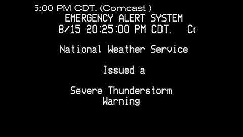 EAS Mock - Severe Thunderstorm Warning (2015)