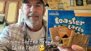 M☕️B! Taste Test! 🙄 I'm trying Millville Toaster Tarts S'mores flavor! 🤩 Today's Tidbits! 🤔