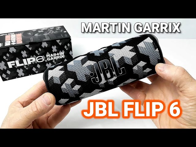 JBL Flip 6 Portable Waterproof Speaker - Martin Garrix Edition - Black