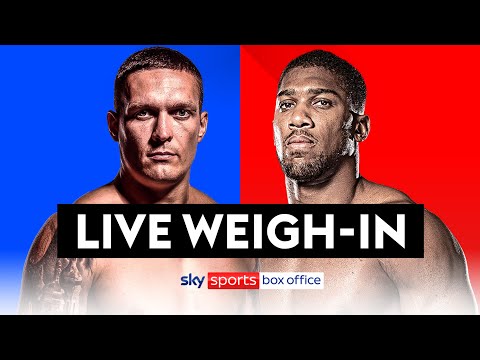 USYK VS JOSHUA 2 | LIVE WEIGH-IN ???