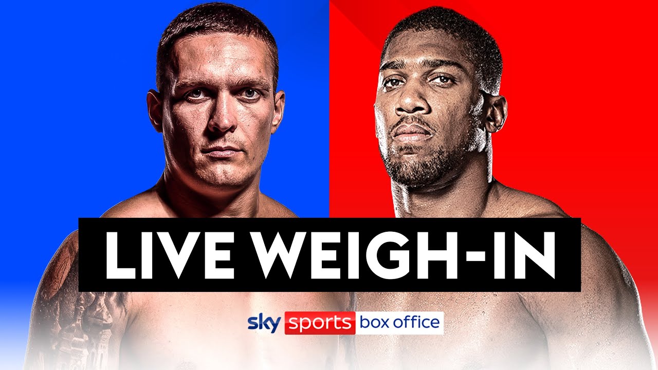 USYK VS JOSHUA 2 LIVE WEIGH-IN 🔴⚖️