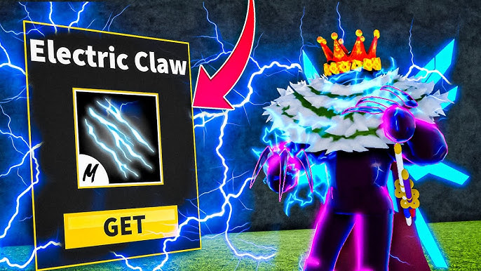 ROBLOX BLOX FRUIT GETTING ELECTRIC CLAW, ROBLOX blox fruit Getting the  electric claw last Finally i got the electric claw, By CLUKOgaming