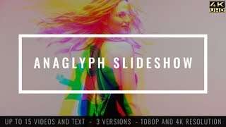 After Effects Template: Slideshow Anaglyph