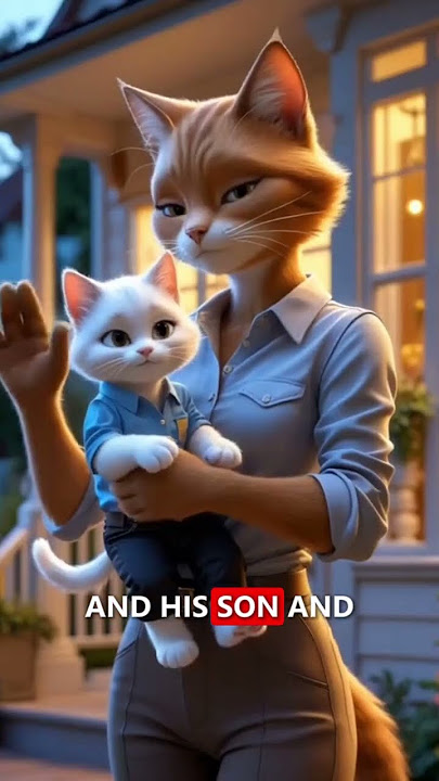 Little cat saying goodbye...#cat #shorts