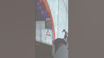 Portal, but Chell is dolphin #shorts #portal