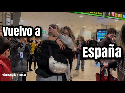 Видео: VUELVO a ESPAÑA! *reencuentro ❤️‍