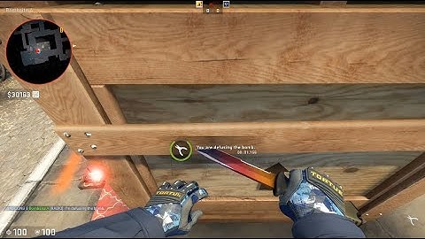 How to defuse and hide at the same time?