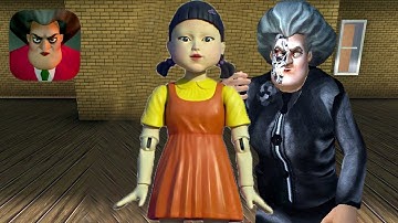 Scary Teacher 3D New Update Teacher Terminator Chapter 5 Gameplay Walkthrough (IOS ANDROID)