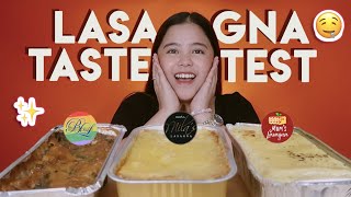 BEST!!! LASAGNA TASTE TEST PH (CHEESY & MEATY!! You're welcome) | Merienda Time