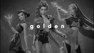 huntrix - golden (kpop demon hunters) (slowed reverb)