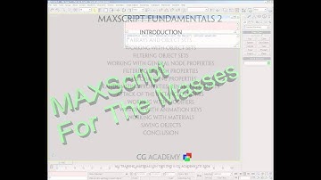 3DS MAX - CG Academy Tutorials Serie 13 ] - [ 0 - Introduction