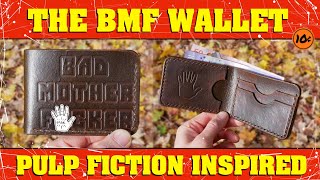 Making the Pulp Fiction BMF Wallet // Minimalist Bifold // Leatherworking