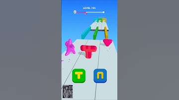 Blob Shifter 3D 🥶🤯 Funny Troll Race 😱👀 Level- ⁉️ #shorts #gaming #youtubeshorts