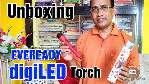Unboxing EVEREADY digiLED Torch from flipkart