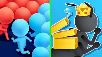 Count Master 3D Vs Tiny Run 3D◼️🔳⚫️Walkthrough Android iOS Gameplay KLR45