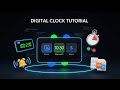🕒 Build a Digital Clock with AI in Minutes! | Web Development Tutorial with Claude AI #Coding #AI