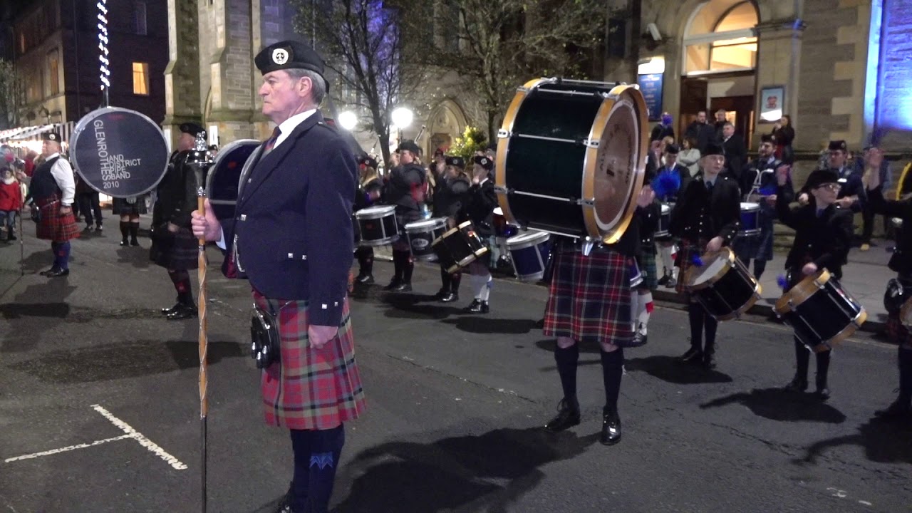 Scotland The Brave and Rowan Tree within the playing circle for the