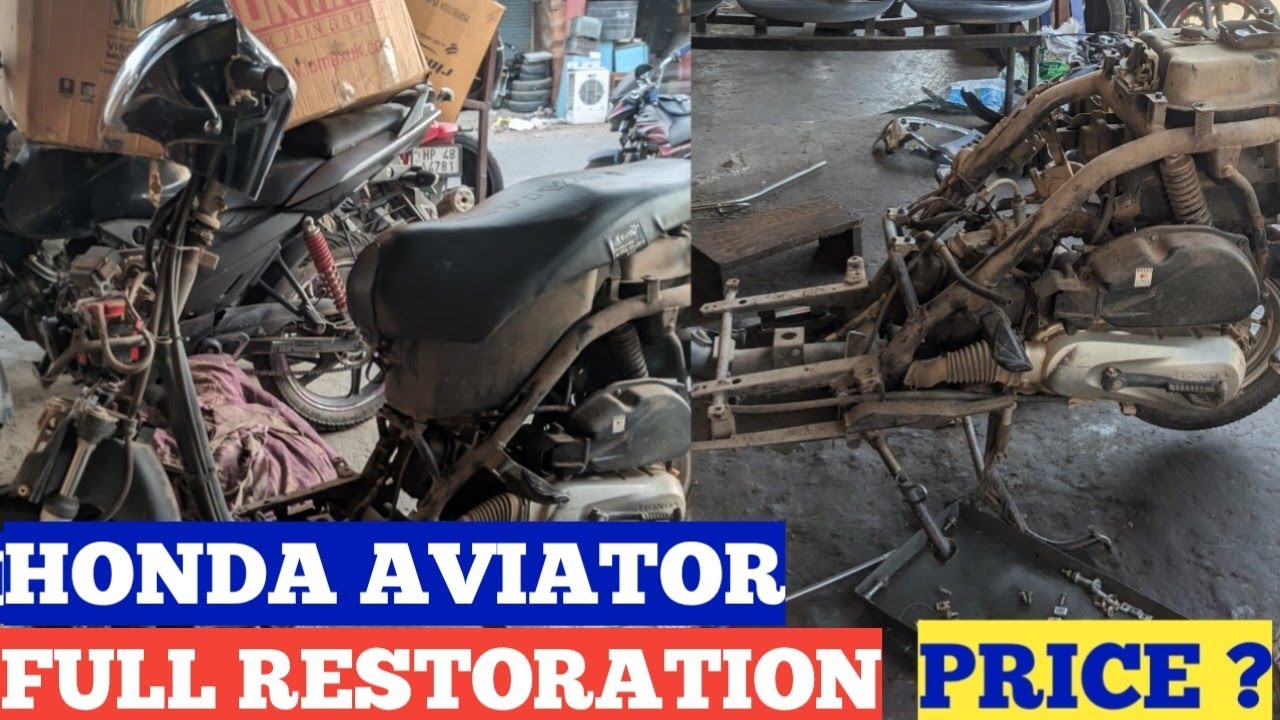 Honda Aviator Full Body Paint Full Restoration Full Service Part