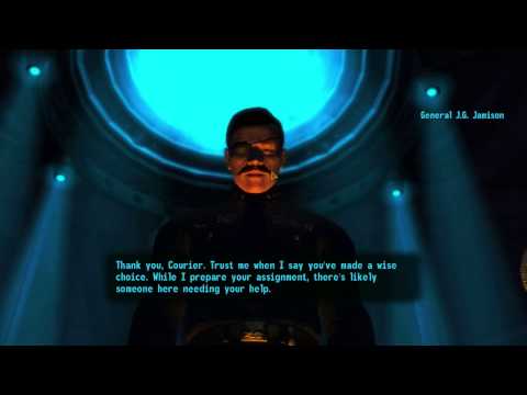Fallout New Vegas - Meeting & joining the Enclave!