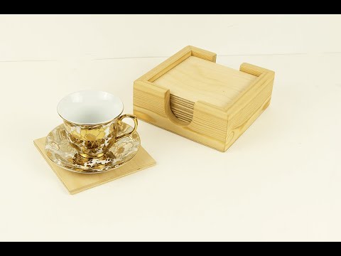 ხის ჭიქის დასადები - TR173