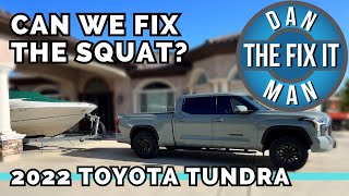 2022 Toyota Tundra Suspension Upgrade  Timbren SES (Suspension Enhancement System) Fix Towing Squat