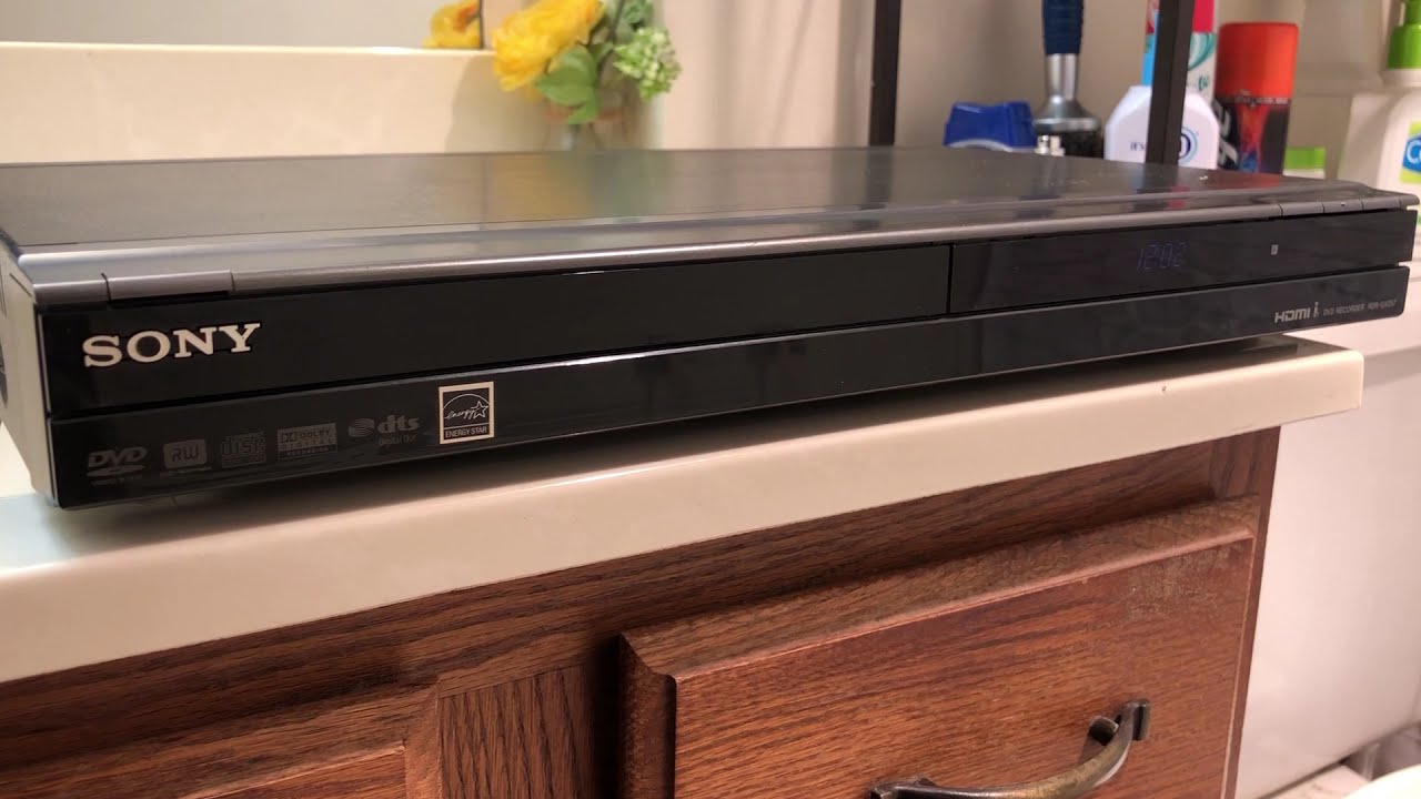 Sony RDRGX257 DVD Recorder Player 1080p HDMI Upscaling YouTube