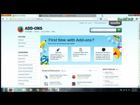 Morph Firefox Based on the Website