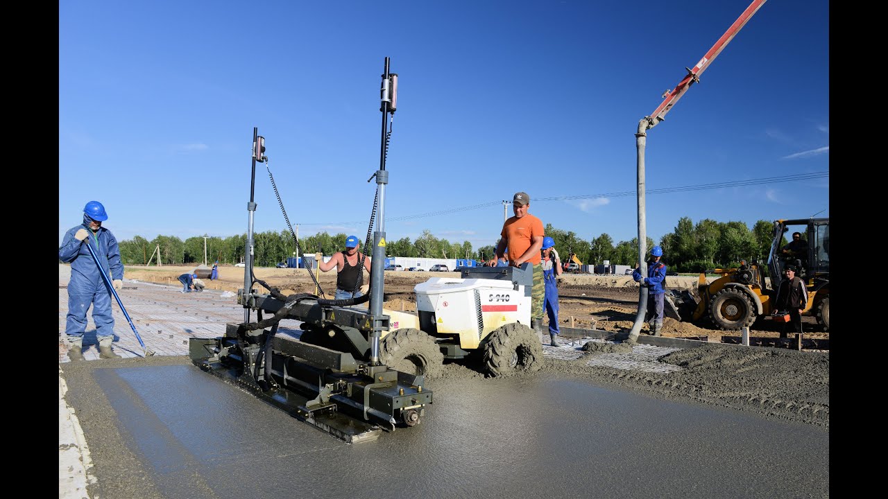 Laser Screeding Live 002 (Бетоноукладчик S940 Laser Screed Somero